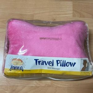 BONEHEAD Travel pillow pink NWT